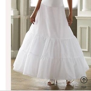 David’s Bridal A-line 2 tier petticoat